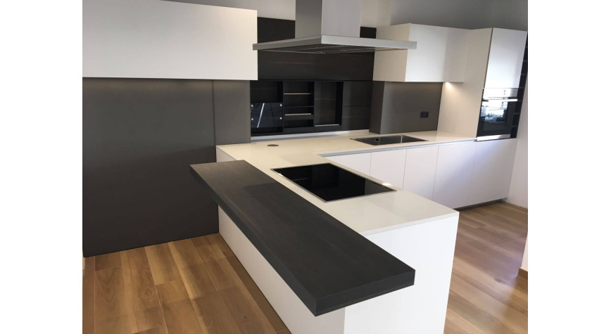 Кухня Kali Fenix Bianco Rovere