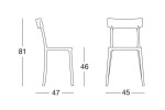 Італійський стілець Крісло SHANTI | Крісло Крісло SHANTI ARREDO3