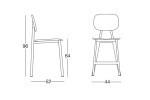 Італійський стілець Барне крісло ALPHA | Крісло Барне крісло ALPHA ARREDO3