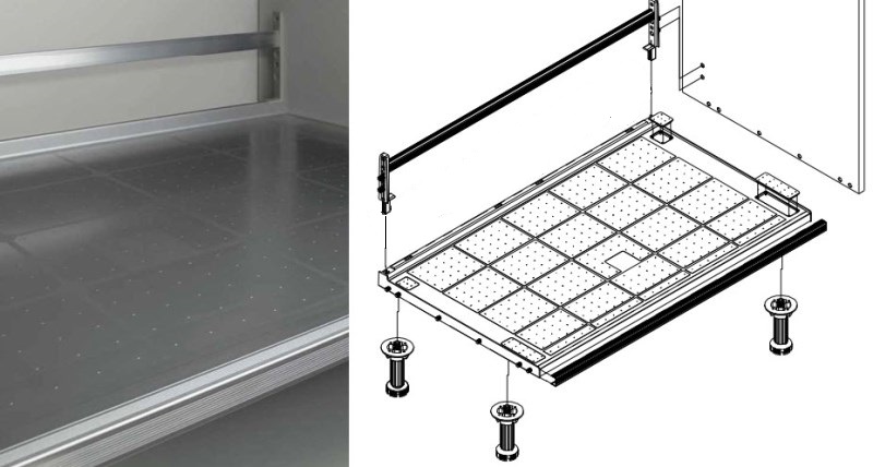 VOLPATO Sink base plastic