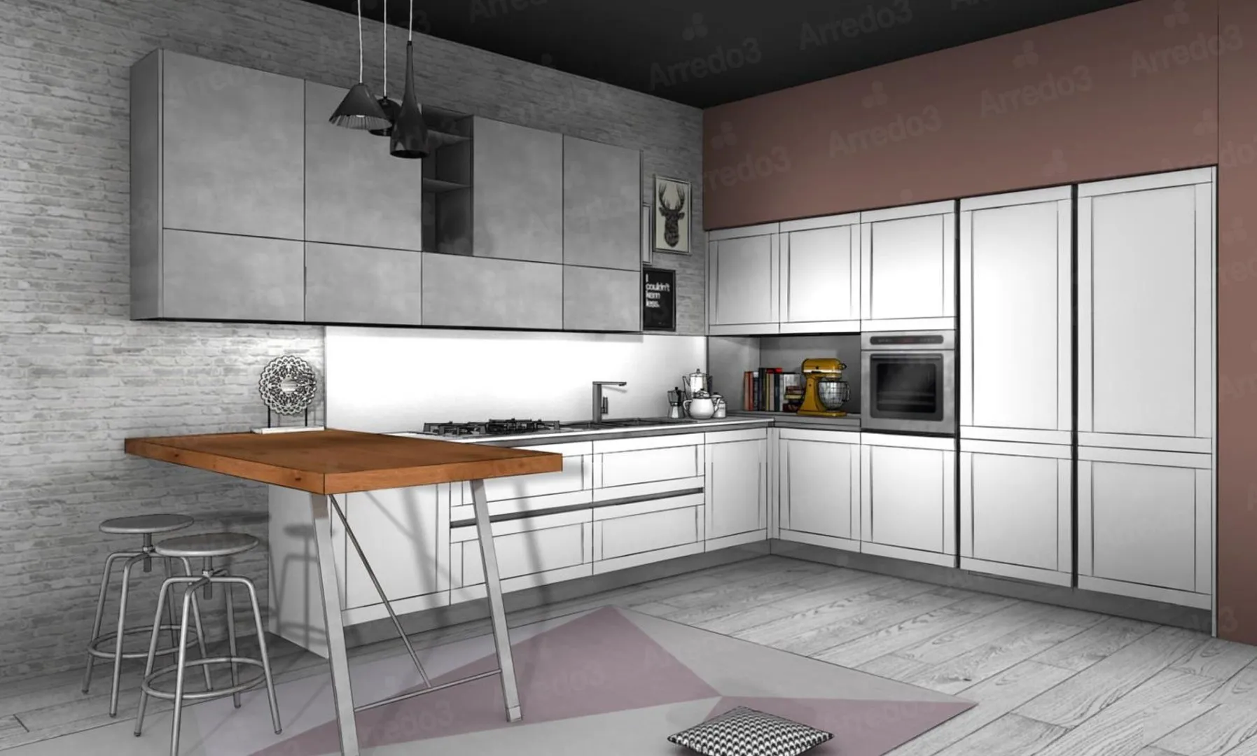 Кухня FRAME AM20